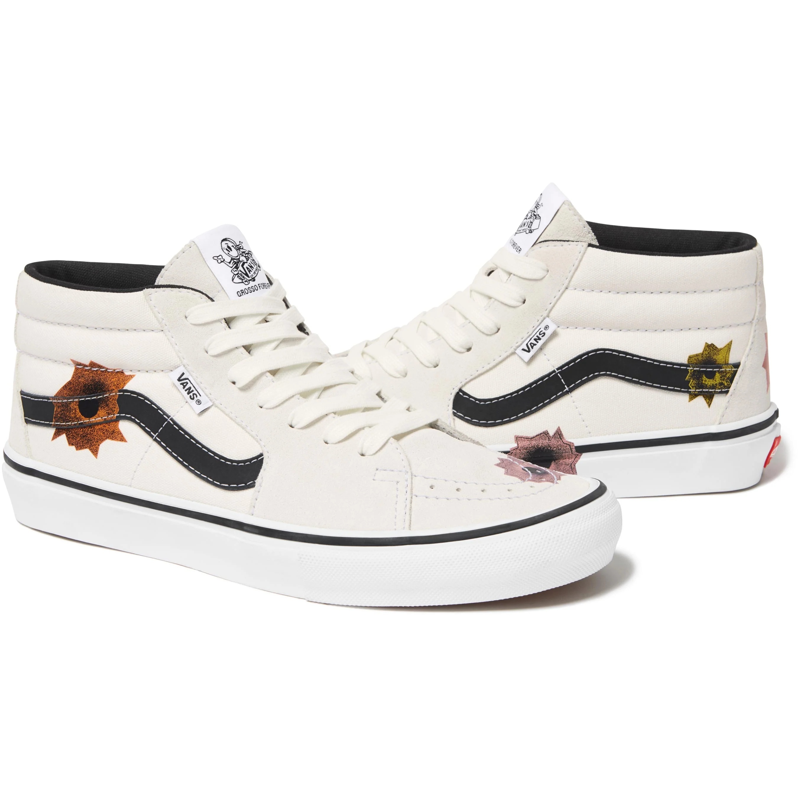 Supreme®/Vans®/Nate Lowman Skate Grosso Mid view 9